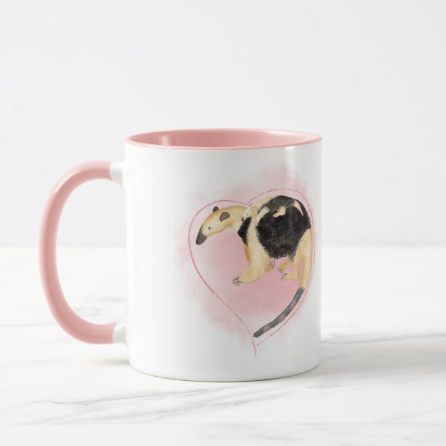 Caneca Tamandua da Mãe e Bebê Melhor mãe de sempre (Esquerda)