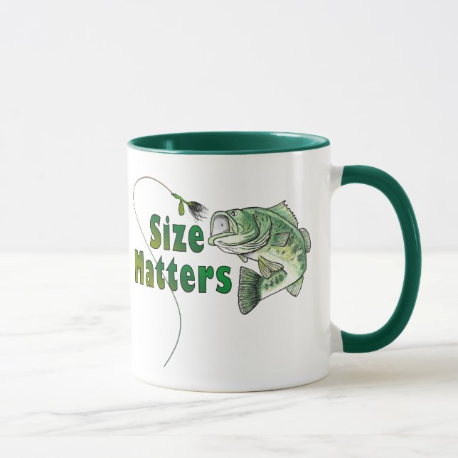 Caneca Tamanho Importa Piada de Pesca (Direita)