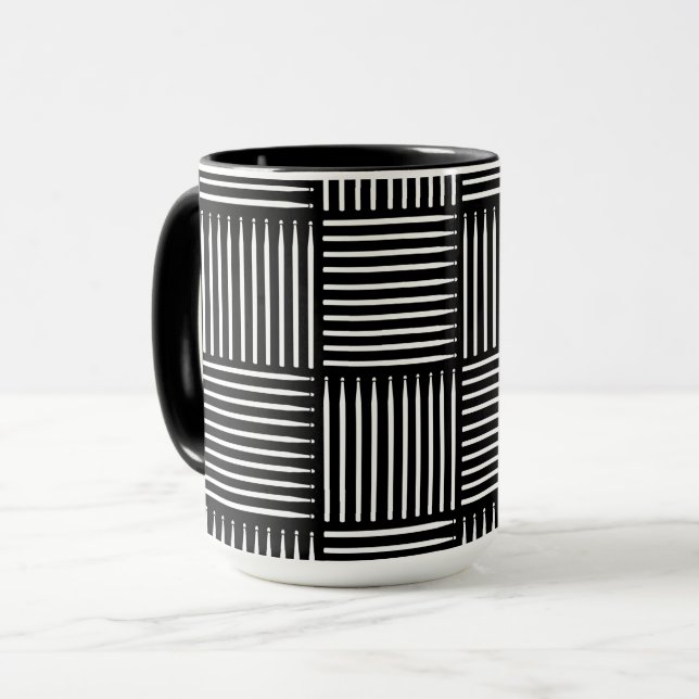 Caneca Tambor Stick Crosshatch Mug (Frente Esquerda)