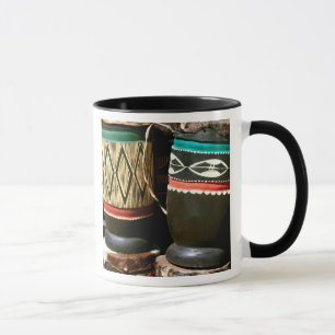Caneca Tambores esculpidos à mão, Livingston, Zâmbia
