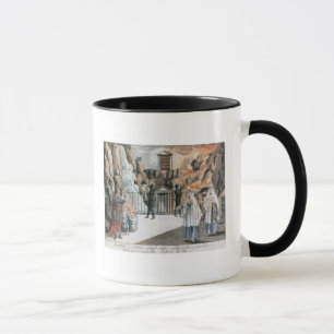 Caneca Tamino e Pamina antes do templo