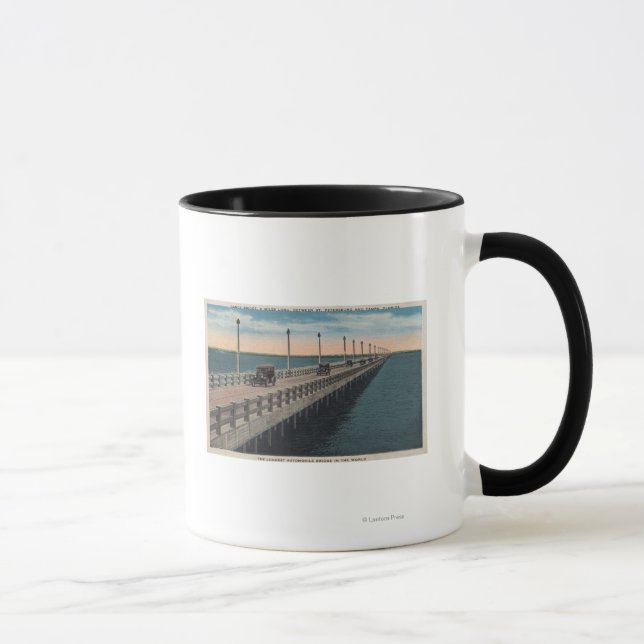 Caneca Tampa, FloridaView da Gandy BridgeTampa, FL (Direita)