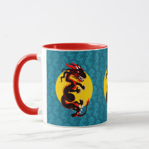 Caneca Tampão Dragão Negro