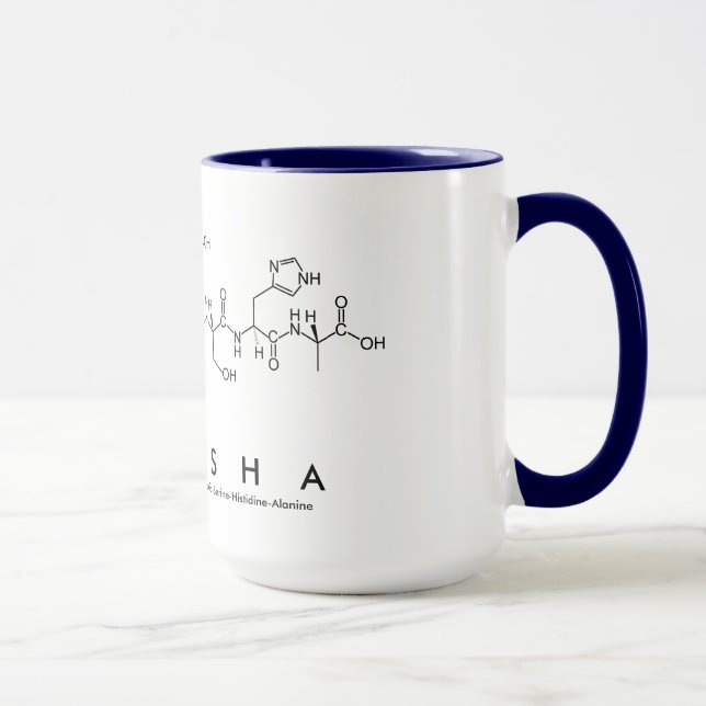 Caneca Tanesha peptide nome mug (Direita)