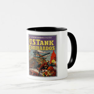 CANECA TANK COMANDOS COMIC COBRIR ART 1950S