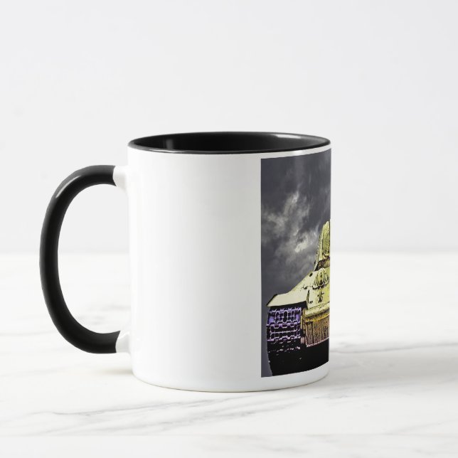 Caneca Tanque do russo T-34, memorial soviético, Berlim - (Esquerda)