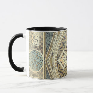 Caneca Tapeçaria Ornamental com Ornamentado Geométrico