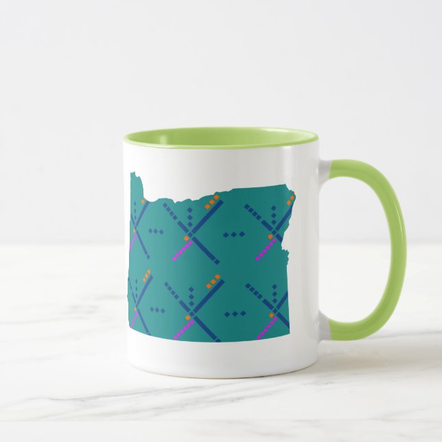 Caneca Tapete do aeroporto de Portland Oregon PDX (Direita)