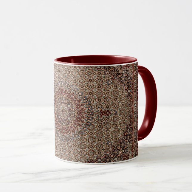 Caneca Tapete Kilim Turco Persa Antigo (Frente Esquerda)