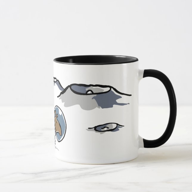 Caneca tapir no espaço (Direita)