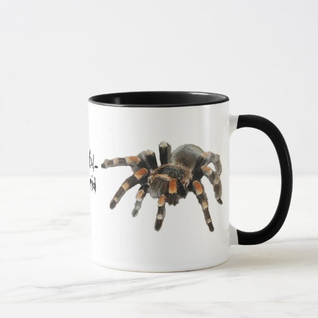 Caneca Tarantula, tarantul-mania, grande aranha (Direita)