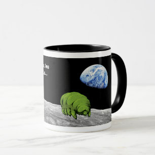 Caneca Tardígrados Na Lua Engraçada NASA Apollo 8 Terra