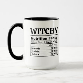 Caneca Tarot de Astrologia de Bruxa Feminista Personalizá