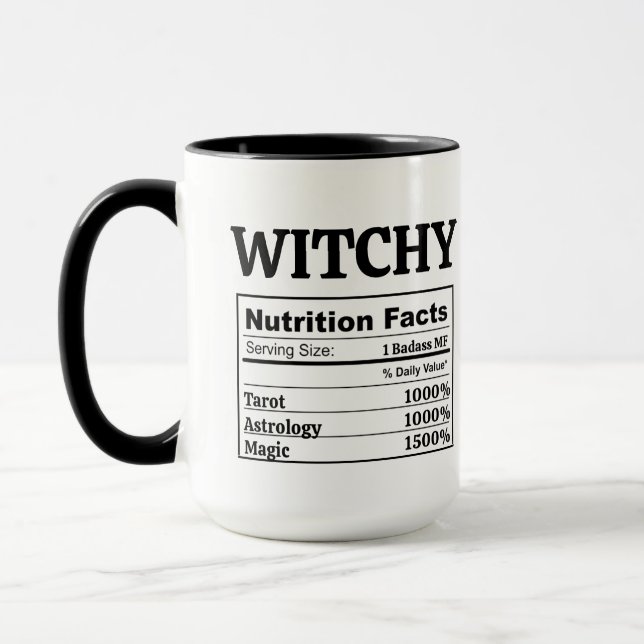 Caneca Tarot Witch Astrology Lovers Feminist Liberal Gift (Esquerda)
