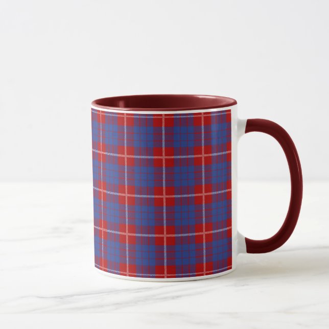 Caneca Tartan de Hamilton do clã (Direita)