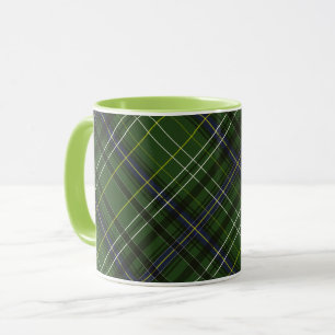 Caneca Tartan em verde