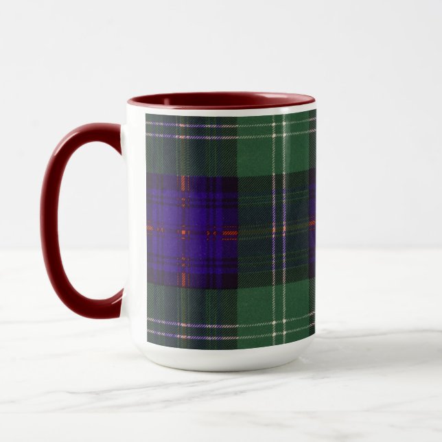 Caneca Tartan escocês do kilt da xadrez do clã de Dodd (Esquerda)