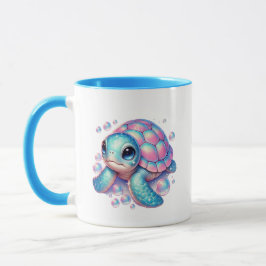 Caneca Tartaruga-de-praia-branca adiciona monograma