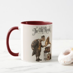 Caneca Tartaruga e o Gramofone
