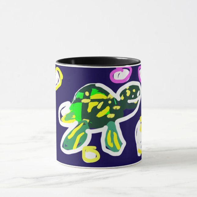 Caneca Tartaruga marinha brinca (Centro)