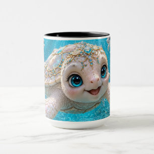 Caneca Tartaruga Marinha Cósmica Atlanteana Zander