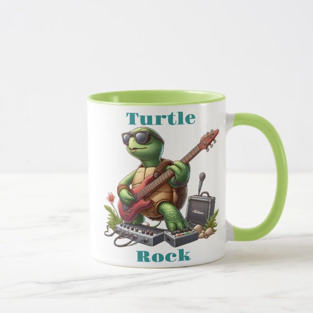 Caneca Tartarugas do Groovy Riff (Direita)