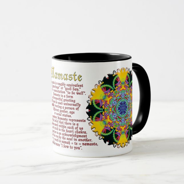 Caneca Tasmânia Namaste (Frente Esquerda)