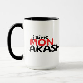 Caneca Tasse à café | J'aime mon Akashic | Zombie Elodie