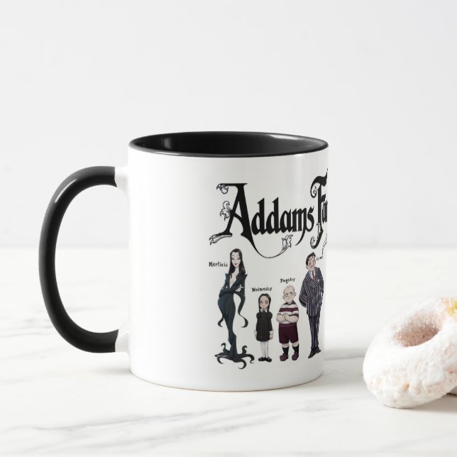 Caneca Tasse Adams family (Com Donut)