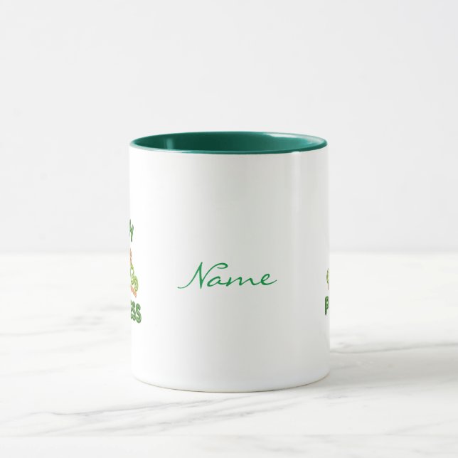 Caneca Tasse der irischen Prinzessin personalisierter Nam (Centro)