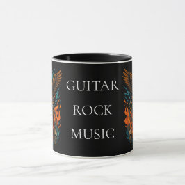 Caneca Tasse Mug Guitare Rock Music