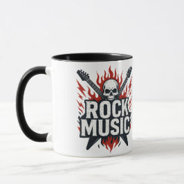 Caneca Tasse Mug Rock Music