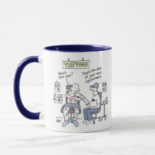 Caneca Tatuagem Tema Engraçado Tatuador