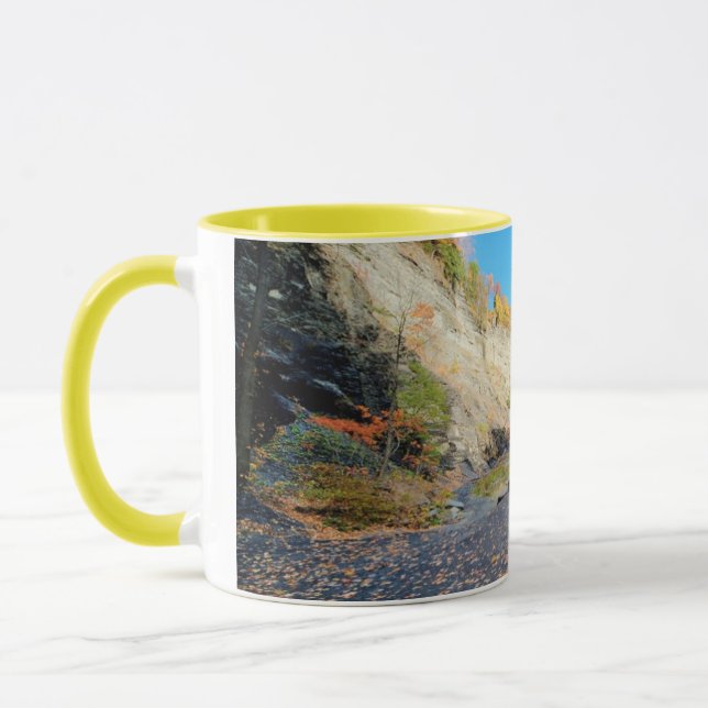 Caneca Taughannock cai parque estadual (Esquerda)