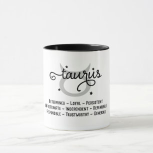 Caneca Taurus Zodiac Traits