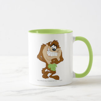 Caneca TAZ™ segurando uma folha