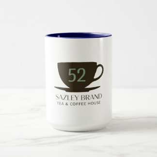 Caneca taza 52 Sazley Brand Tea & Coffee House