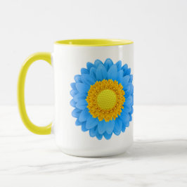 Caneca Taza Bicolor Margarita Colección Primavera