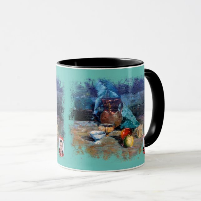 Caneca Taza Bodegón a espátula (Frente Esquerda)