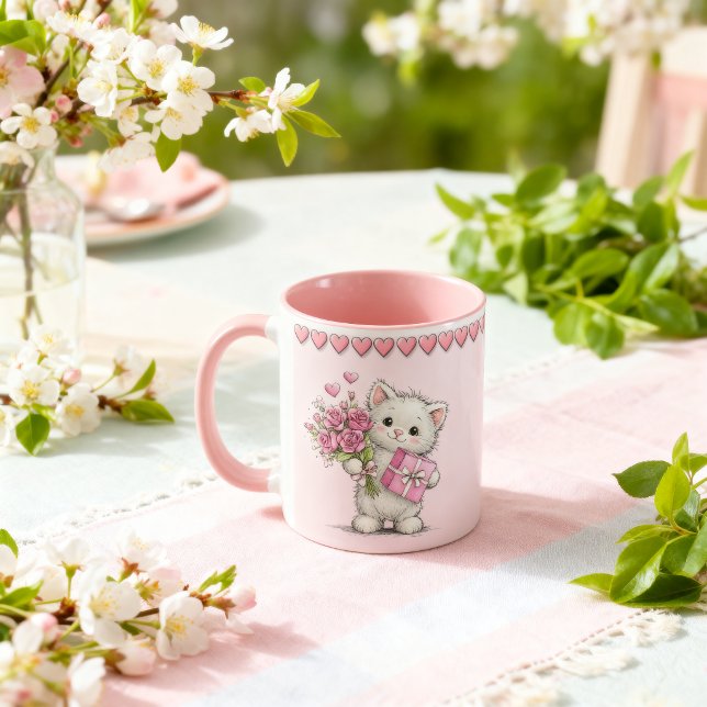 Caneca Taza de café Happy Mother's Day  (Criador carregado)