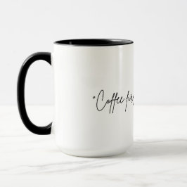 Caneca taza de cafe minimalista
