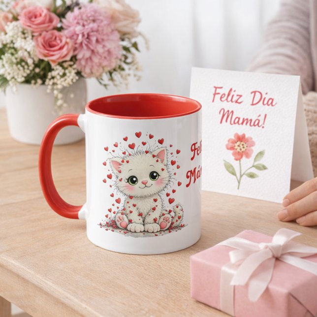 Caneca Taza de café para mamá (Criador carregado)