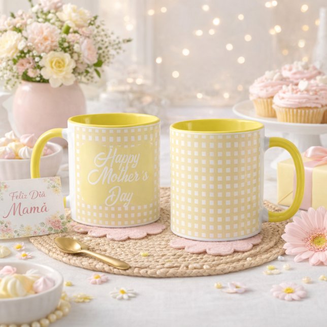 Caneca Taza de café para mamá (Criador carregado)