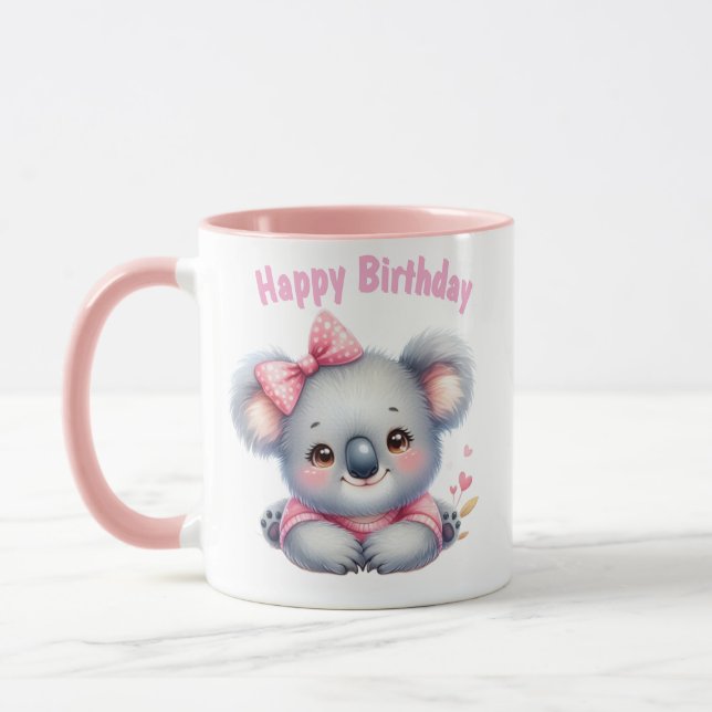 Caneca Taza de Cumpleaños con Koala  (Esquerda)