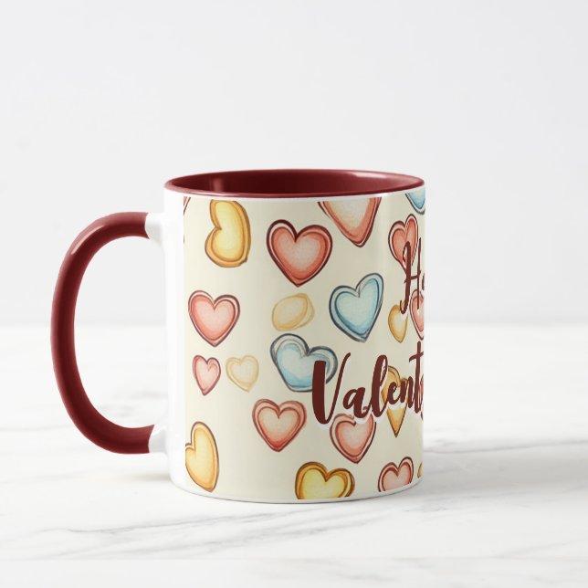 Caneca ✨ Taza Día de la Amistad  ¡Celebra con Estilo! 🎁❤ (Esquerda)