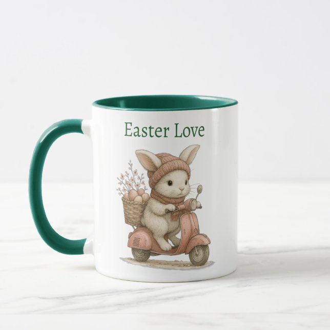 Caneca Taza Happy Easter para café (Esquerda)