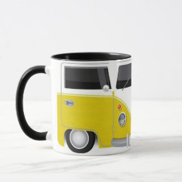 Caneca Taza Kombi Amarilla Retro – Furgoneta Vintage Esti