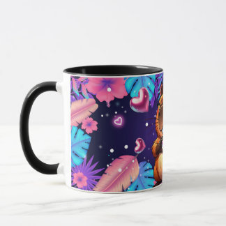 Caneca taza magica con motivo capybara