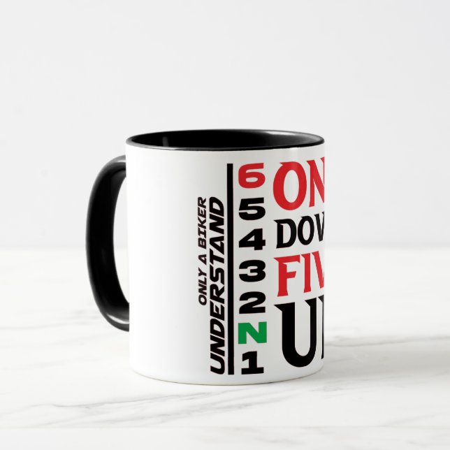 Caneca Taza Motera Biker Rider (Frente Esquerda)