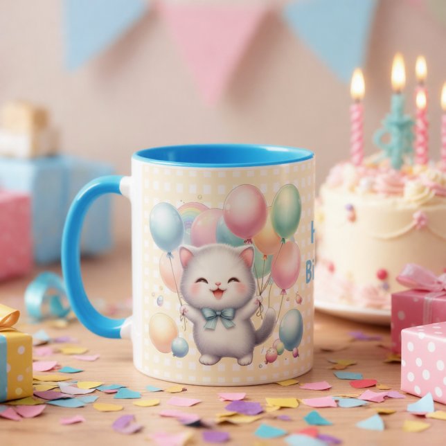 Caneca Taza para cumpleaños infantil (Criador carregado)